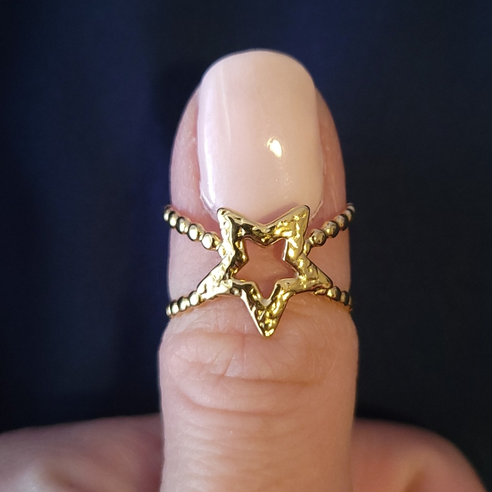 New Nevaeh Adjustable Star Ring